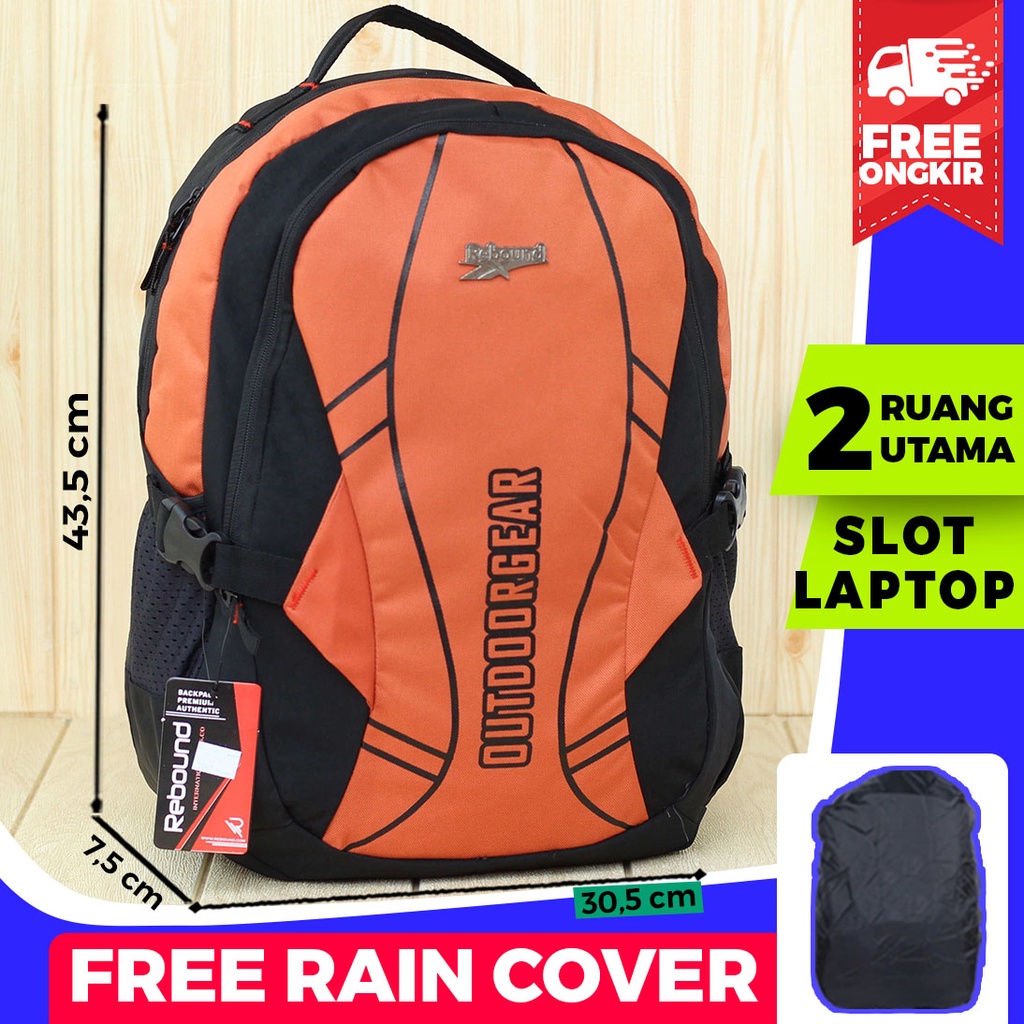 TAS RANSEL BACKPACK REBOUND RANSEL OUTDOOR MURAH KEREN TAS COWOK PUNGGUNG PRIA AWET TERBARU KEREN