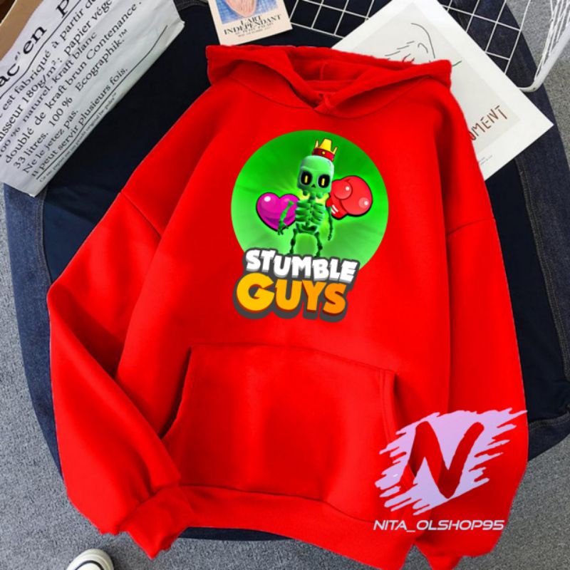 Hoodie anak stumble guys karakter spesial