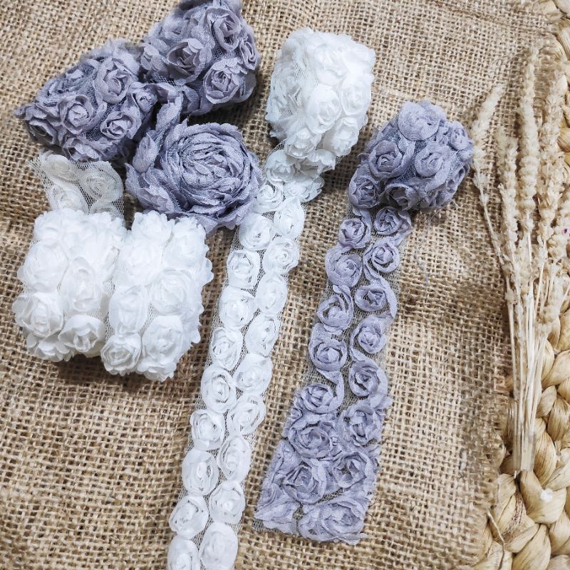 

Renda Mawar / Rose Ribbon for Journaling / Scrapbook