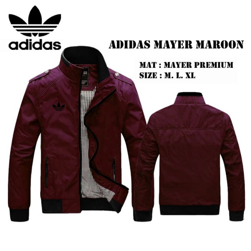 JAKET MAYER BOMBER ADIDAS JAKET PARASUT jaketpria anti angin casual motor jaketparka murah