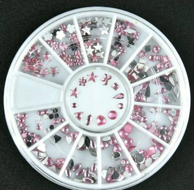 NAIL ART DECORATION RHINESTONE FLATBACK DIAMOND CRYSTAL STICKER 3D sticker