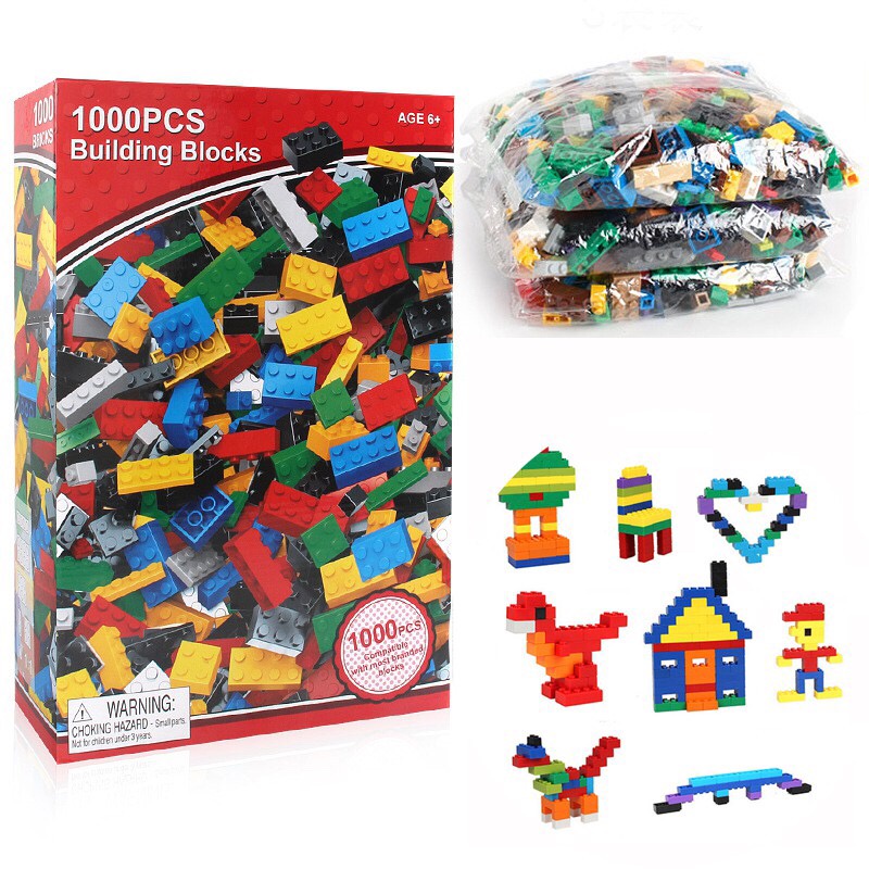 WE Mainan Anak Brick / Balok 1000pcs / Bulding blocks 1000pcs