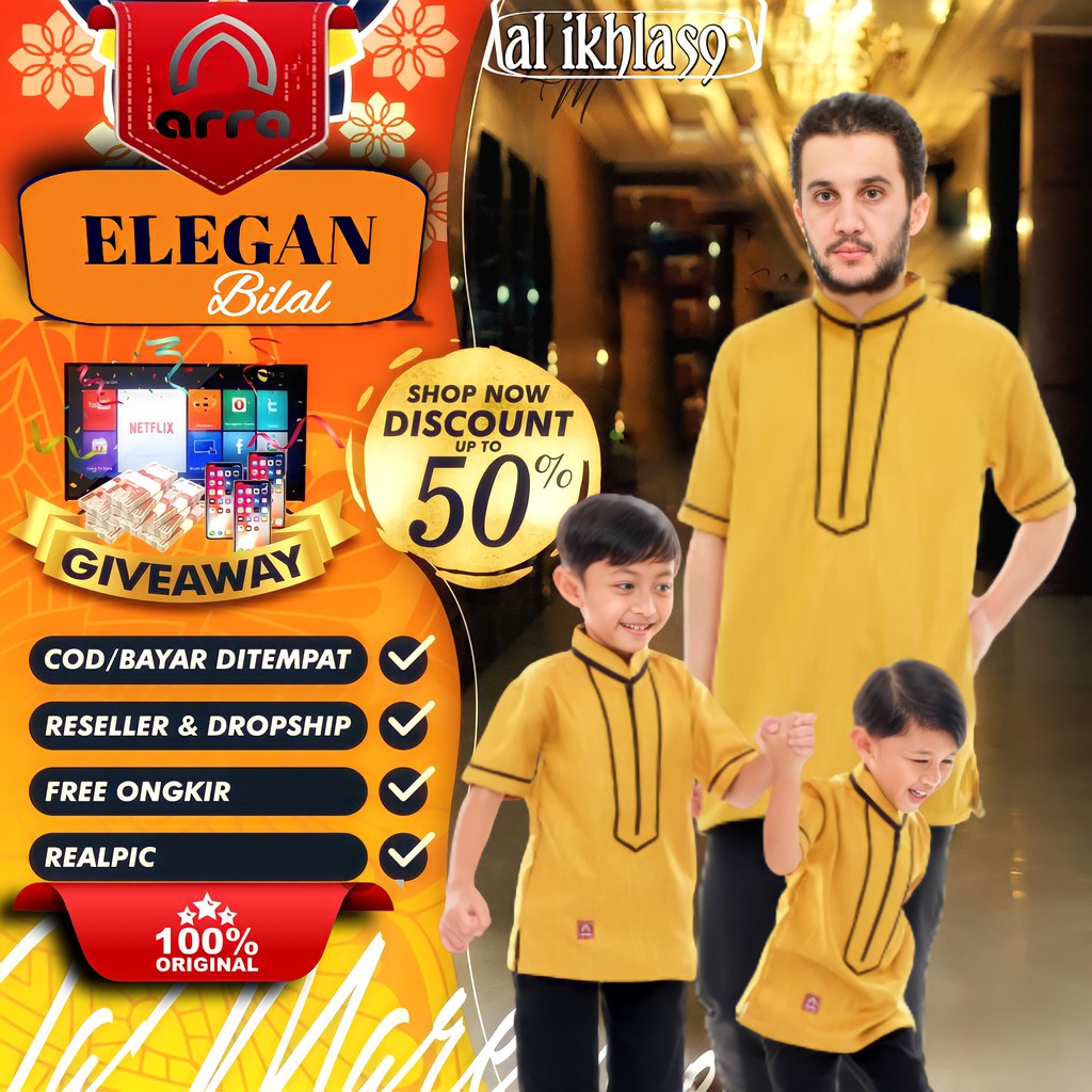 Baju koko laki laki terbaru baju koko lengan panjang pria murah pakaian muslim dewasa VB 0125