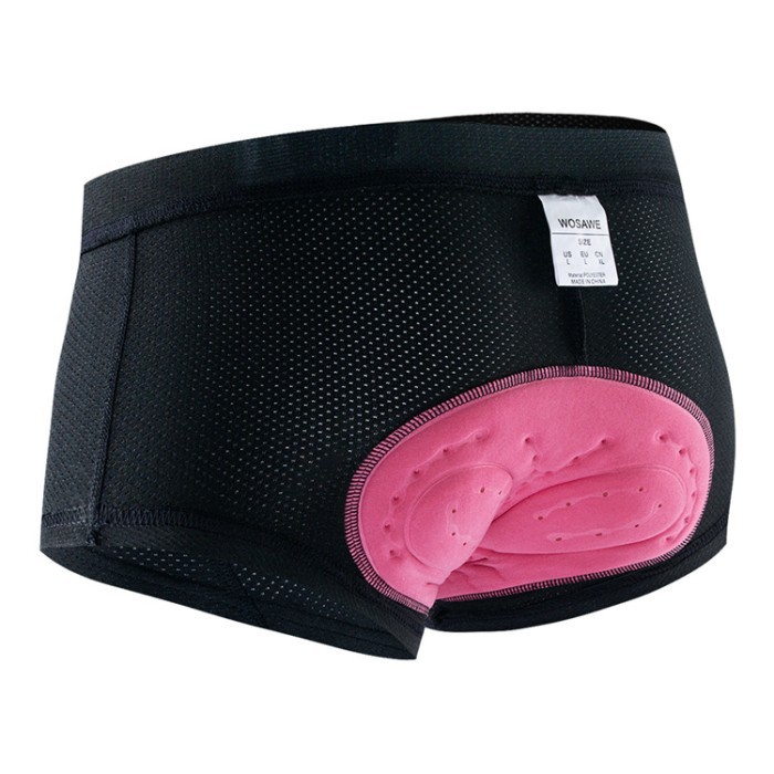 Celana Padding Sepeda Wanita Cool Max Silikon Breathable Nyaman dan Lembut