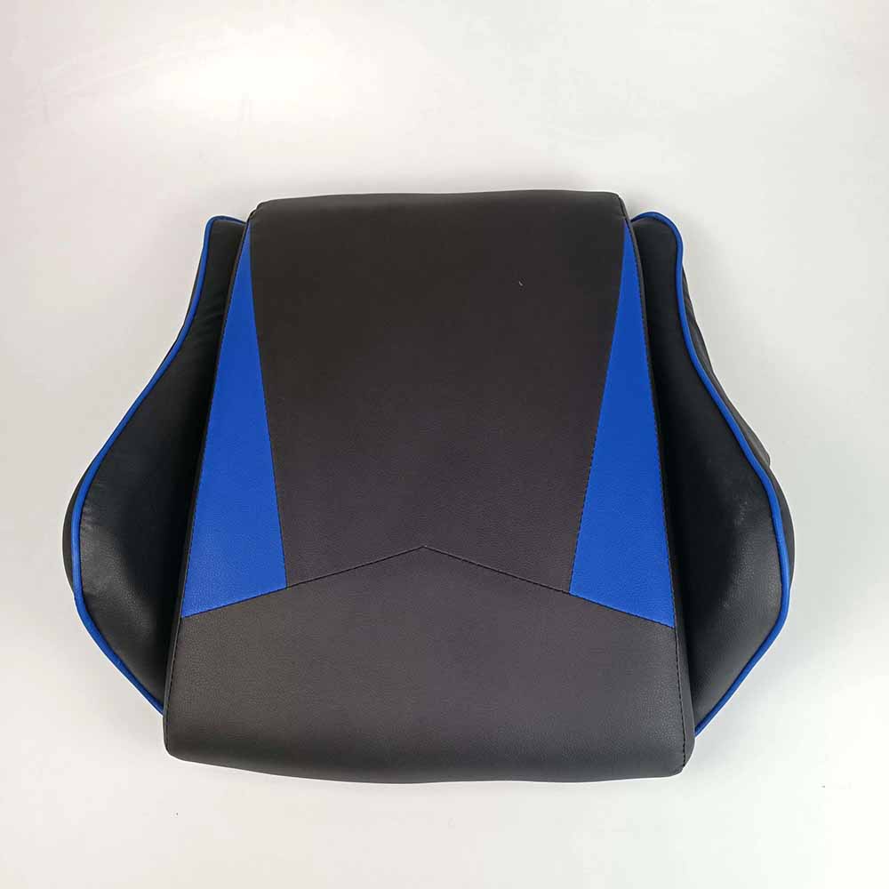 Kursi Gaming Ergonomic Chair Lumbar Support with Footrest - CH808 - Black/Blue