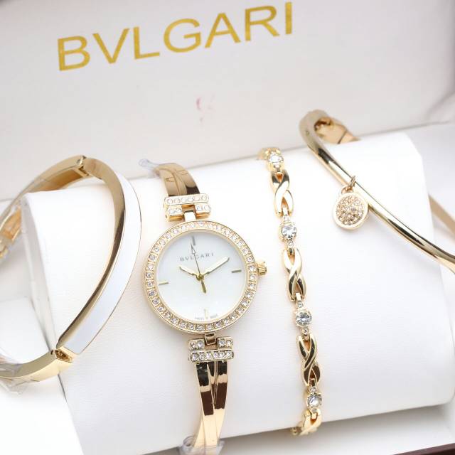 Jam Tangan Wanitacewek Bvlgari Gelang  Super 4 Harga 