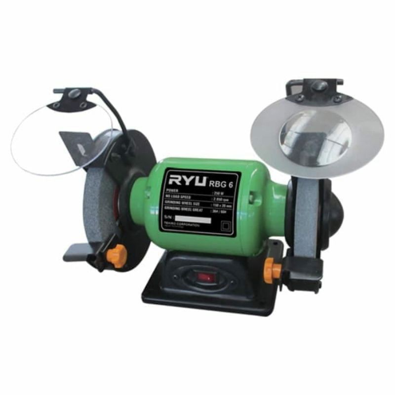 RYU BENCH GRINDER / RBG 6 - MESIN GERINDA GURINDA DUDUK ALAT