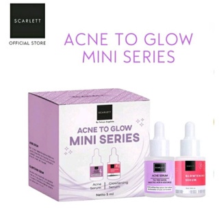 Scarlett Whitening Brightly abd Acne to Glow Mini Series