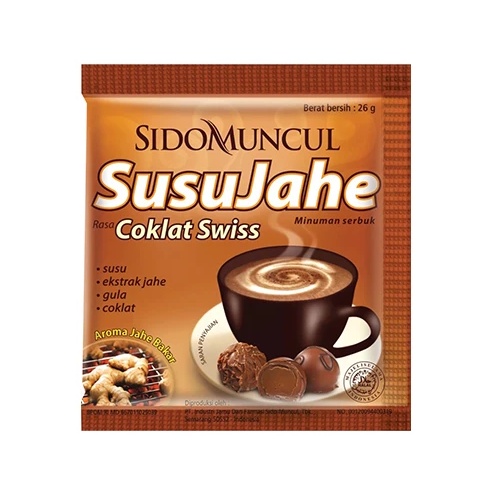 

SIDOMUNCUL Susu Jahe Coklat Swiss Chocolate 1 Sachet