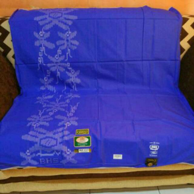 BHS TKB POLOS BIRU LEBEL BESAR FULL SUTERA 210 GOLD