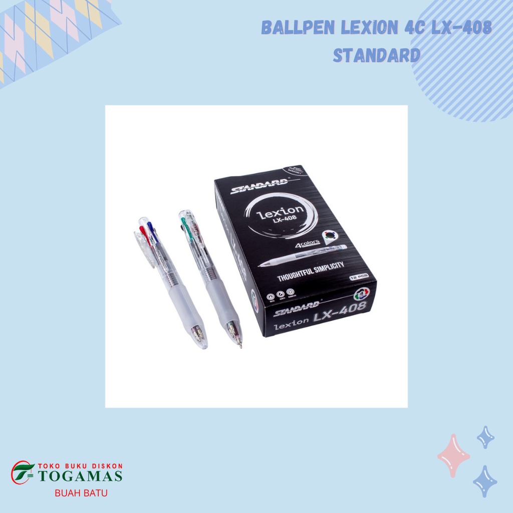 

BALLPEN LEXION 4C LX-408 STANDARD