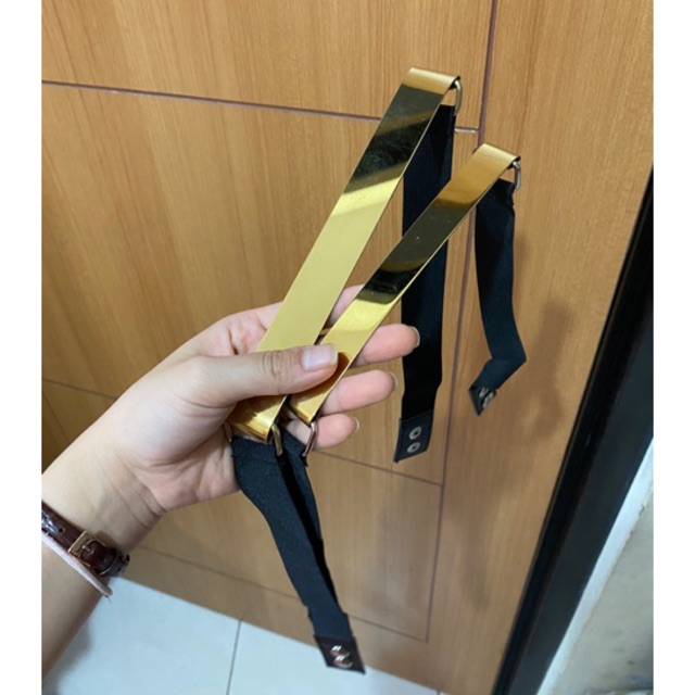 Vanesha Margaretta - Gesper Dewasa belt besi plat emas gold/ Ada Untuk Anak  /belt pesta