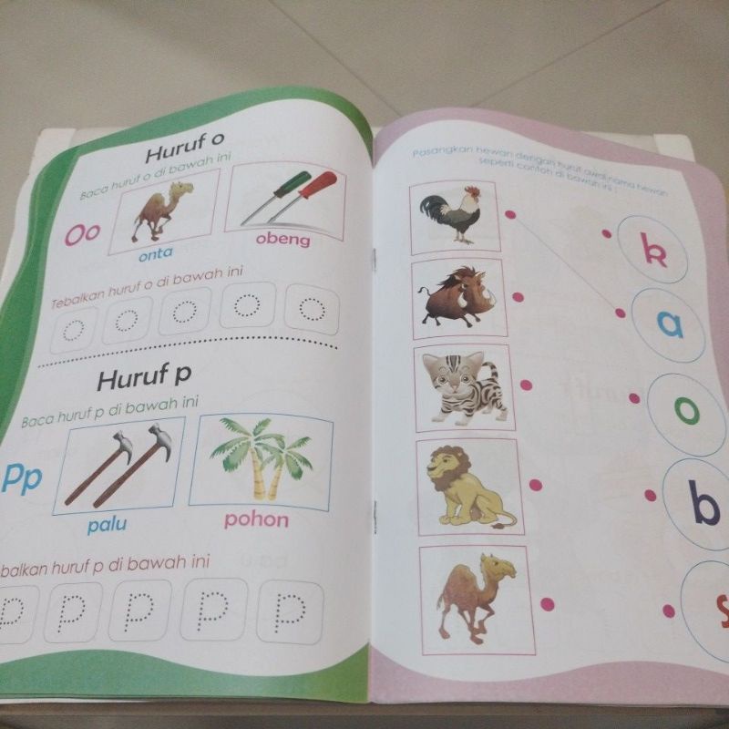 buku membaca menulis al fabet 32 halaman 19x27cm