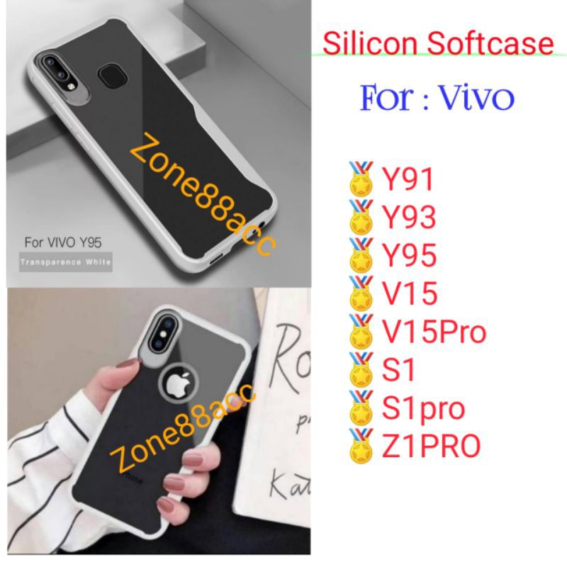 Case Vivo Y91 Y93 Y95 V15 V15Pro S1 S1pro Z1pro Pro Silicon Case Softcase Casing Cover Focus