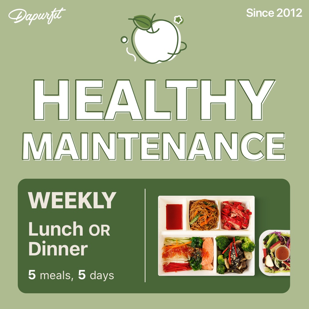 

Dapurfit Healthy Lifestyle WEEKLY Lunch OR Dinner (5box-5days) Best Diet Catering Program