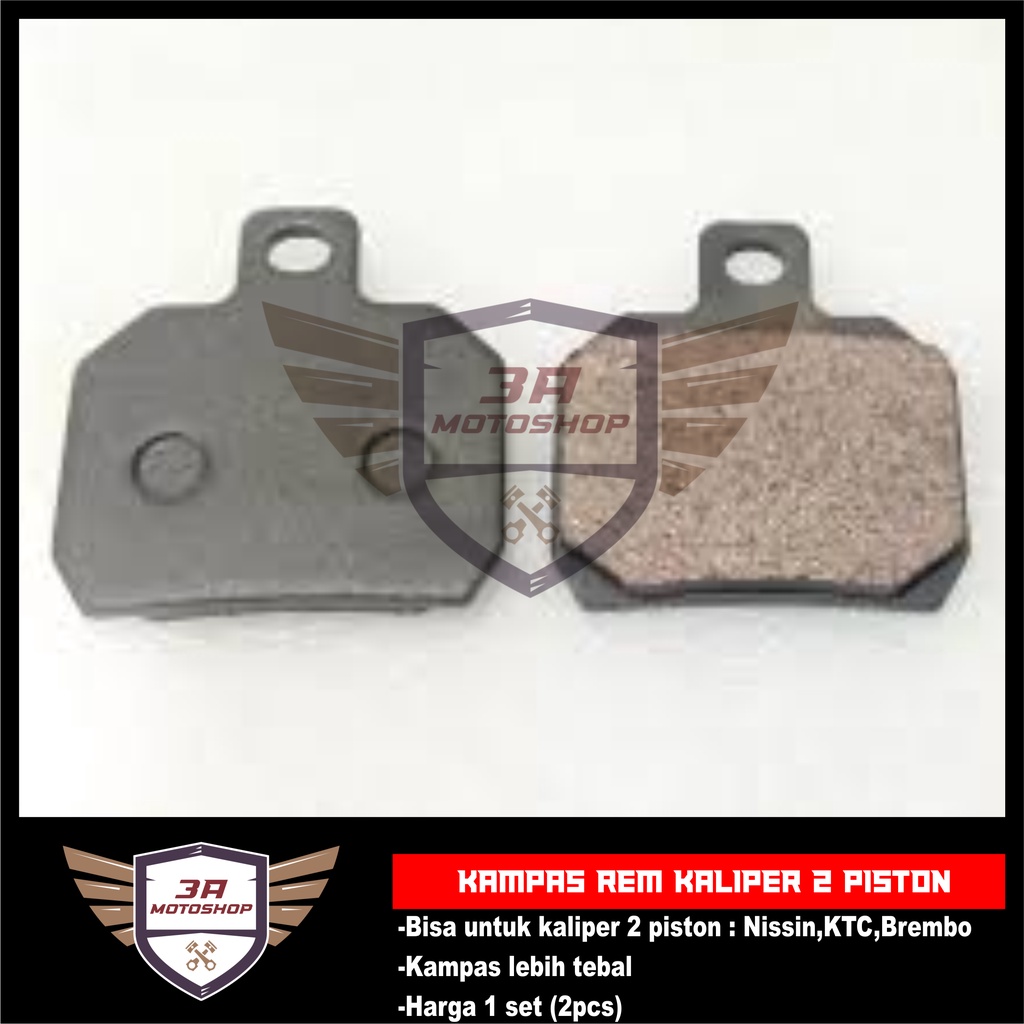 Kampas Rem / Brake Pad kaliper 2 Piston