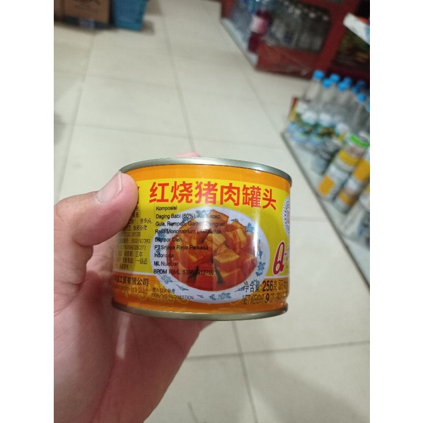 

Q-threr Daging babi kalengan 256gr
