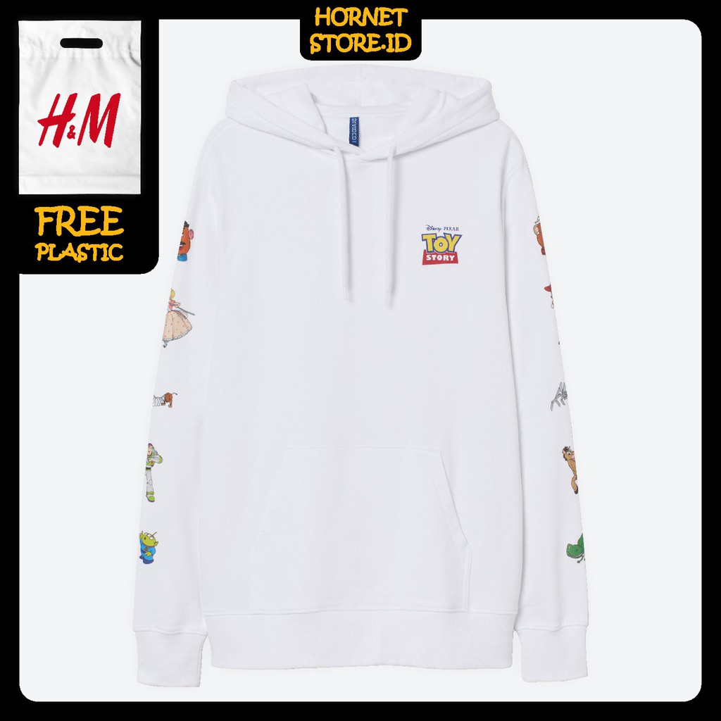 (BISA COD) Hoodie HnM Toy Story White Fulltag