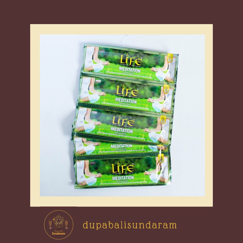 Hio Dupa Aromaterapi India Darshan Life Meditation 1 Pouch