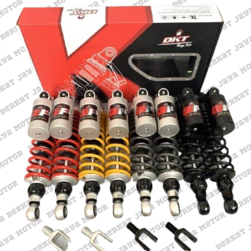 VAN VARIASI MOTOR SHOCK SHOCKBREAKER DKT GP SERIES TABUNG CLICK RYBON 280MM JUPITER Z VEGA R FIZ R F