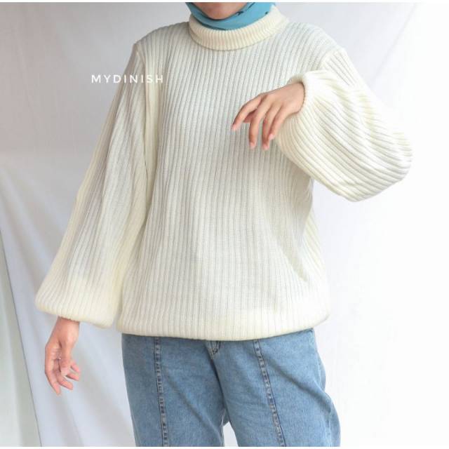 Milana Top - Sweater Rajut Wanita Tebal