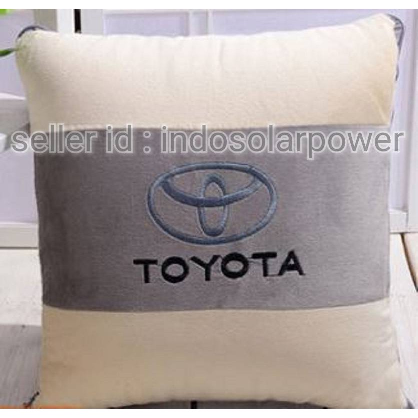 Balmut bantal selimut multi fungsi alas tidur premium aneka logo merk mobil aksesoris interior