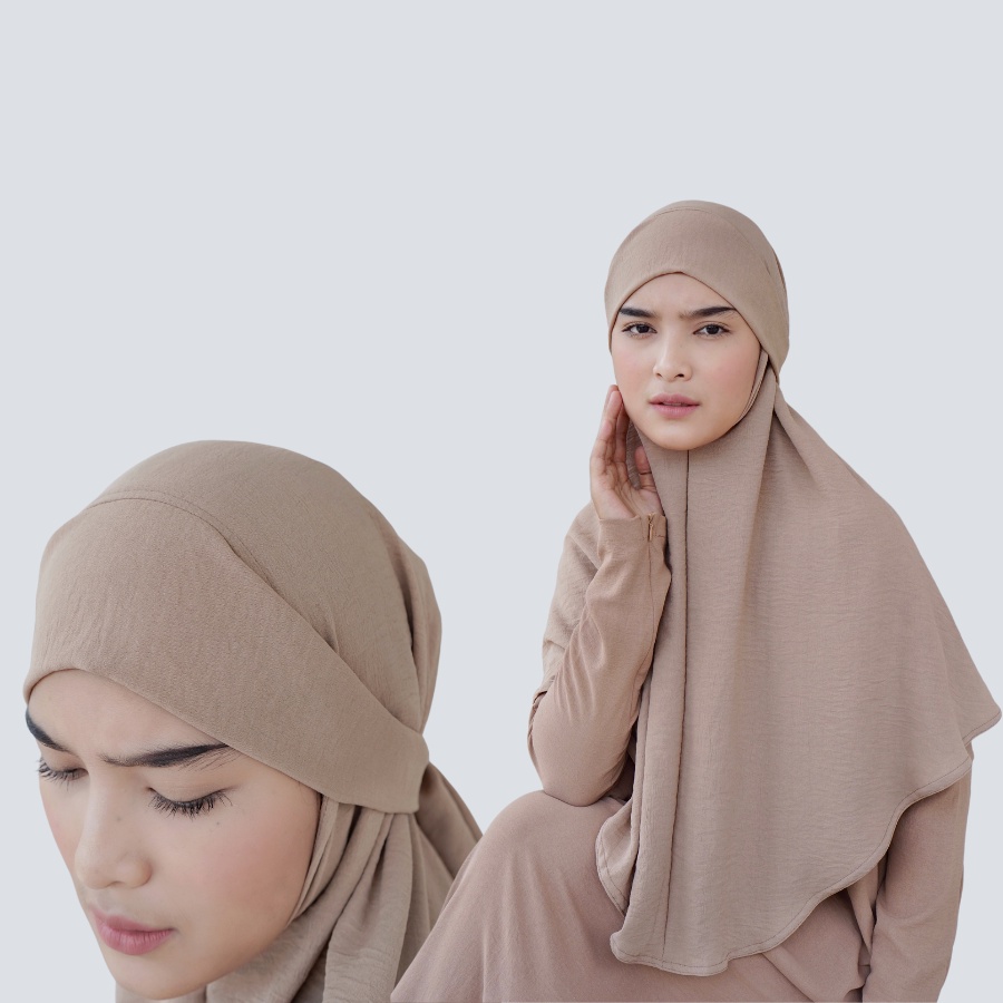 BERGO KHIMAR CRINKLE/CRINKLE TALI/ FRENCH KHIMAR TALI