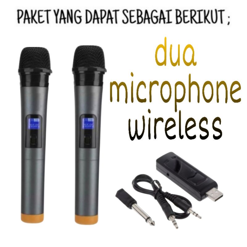 Paket Karaoke Set Speaker 3R 5 IN Ampli Mini Karaoke Smart Tv 2 Mic