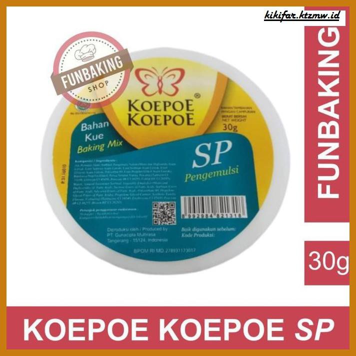 

Redwop-Gnikab- Funbaking - Sp Koepoe-Koepoe Pelembut Kue 30Gr / Sp Kupu-Kupu 30Gr -Hallall.