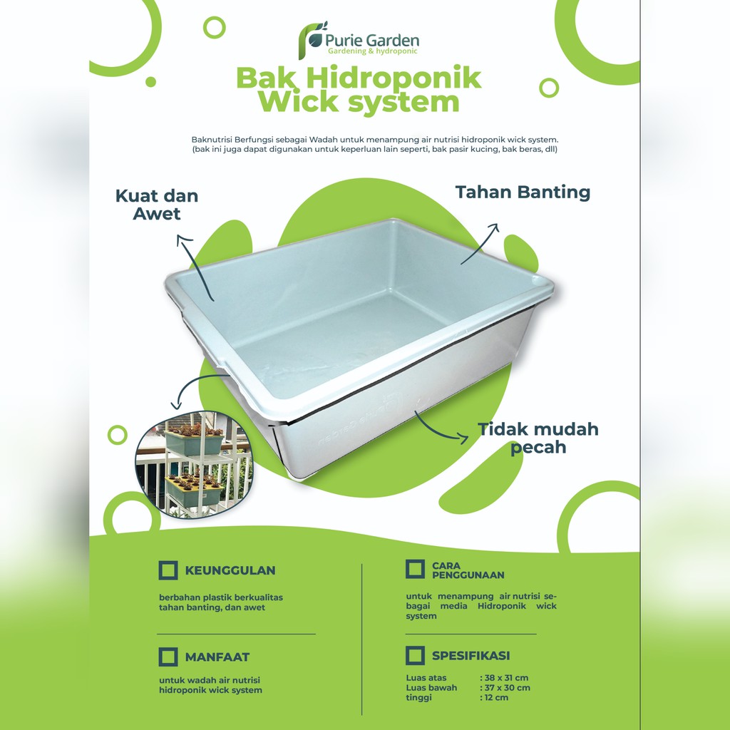 Bak Nutrisi Starter Kit Hidroponik-1pcs