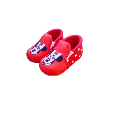 AMH BABY SHOES POLKA MIKEY MOUSE 2S/12 BULAN