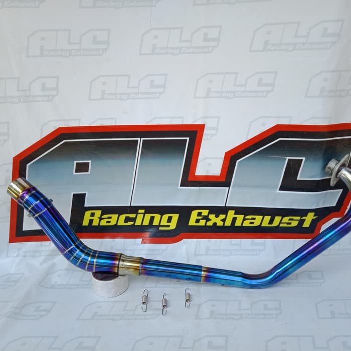 pipa leher knalpot - header pipa knalpot bluemoon vixion - fu - sonic