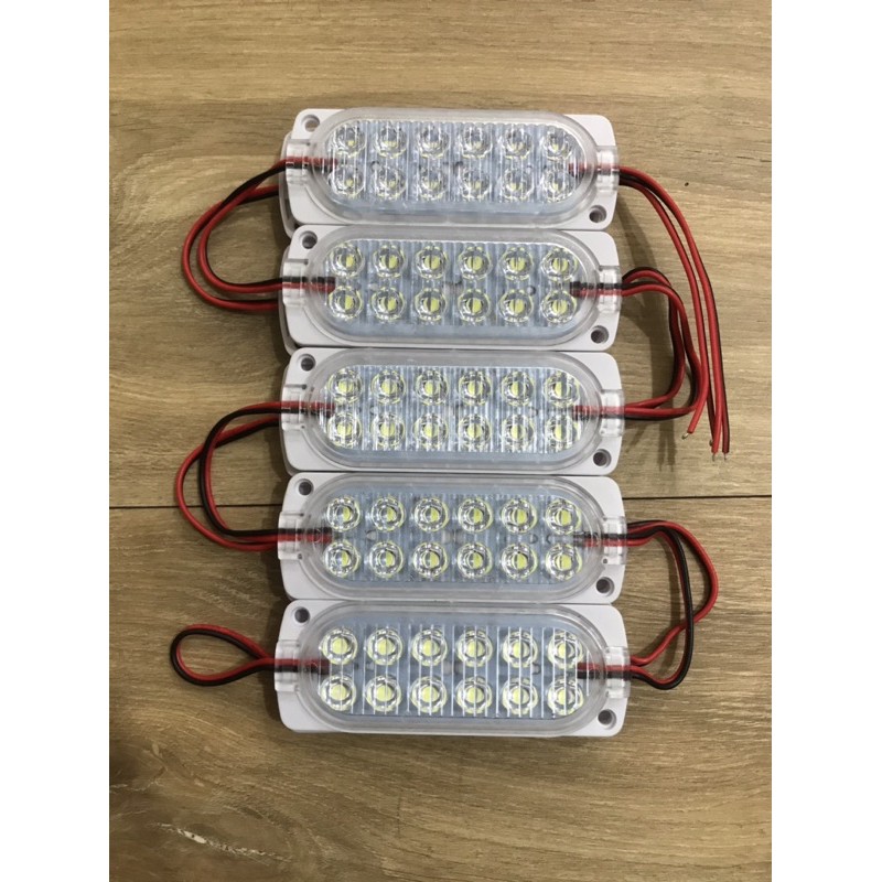 Lampu LED 12Mata Ultrasonic 12V Waterproof