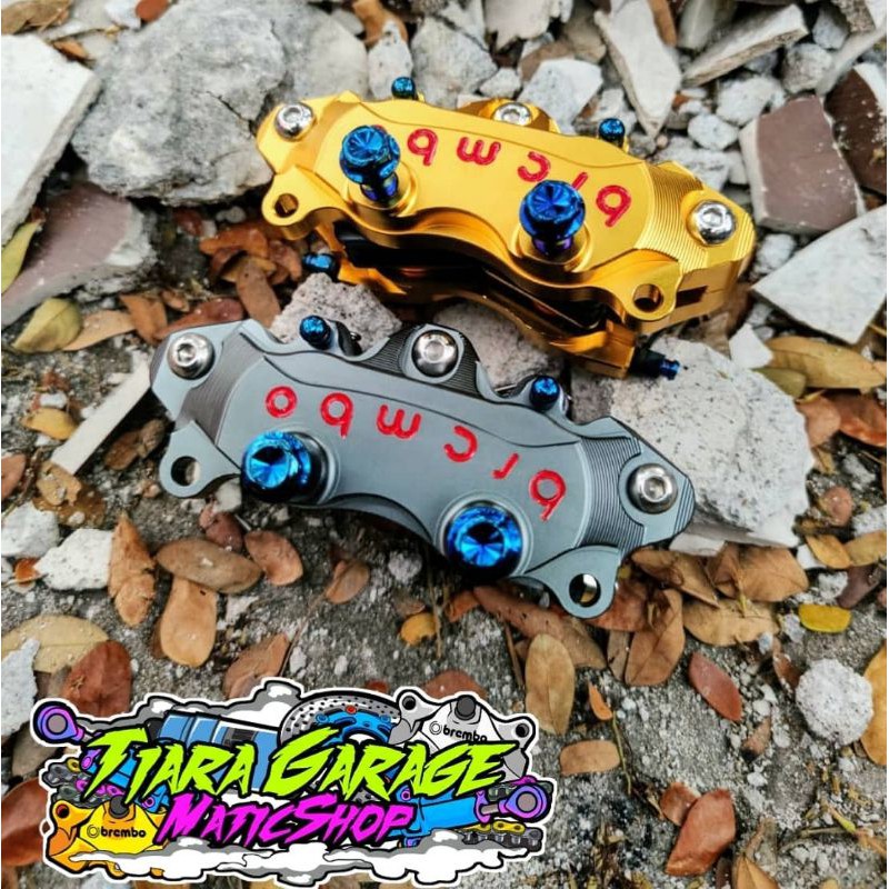 Kaliper 4 Piston 2 Pin CNC Brembo - 4piston 2pin