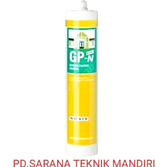 Wacker Gpn/Lem Kaca Silicone Sealant Wacker Gpn - Harga 1Box/25Botol - Putih