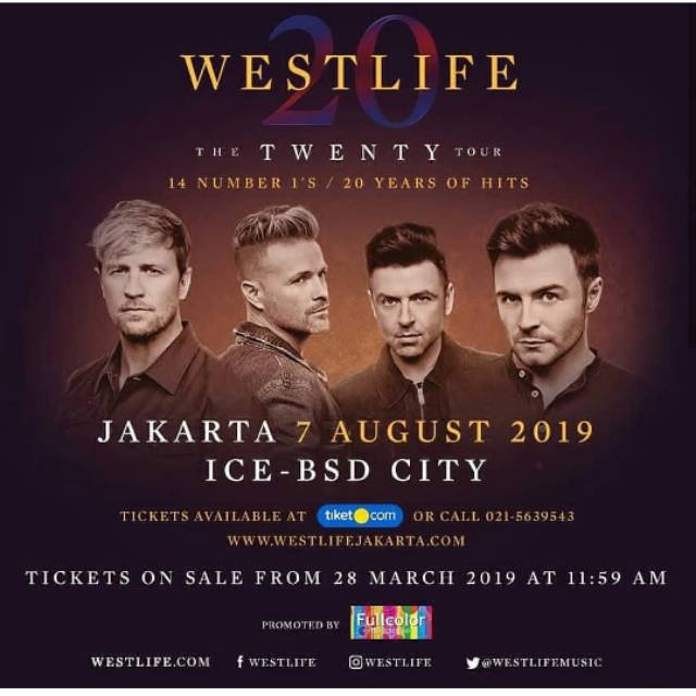 Tiket konser westlife jakarta Silver