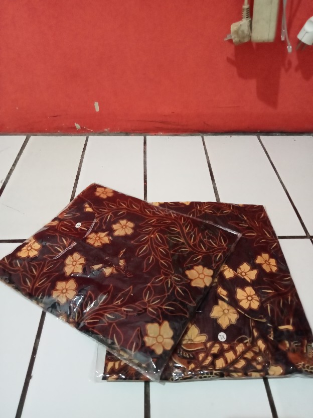 Batik Tunik Shibori Jumputan Terbaru Size S-3l / Hrb026 Yelbor Navbor / Biru Putih