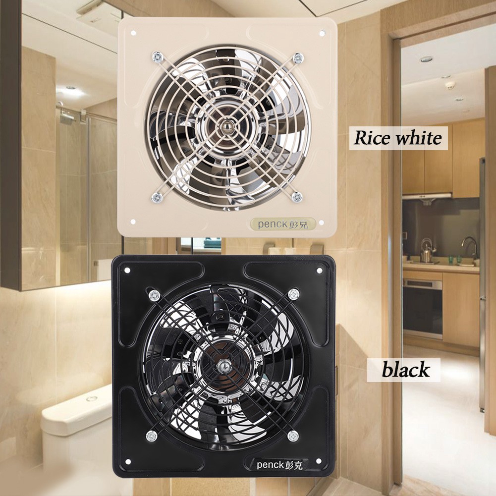 Wall Mounted Low Noise Home Bathroom Kitchen Exhaust Fan Shopee Indonesia