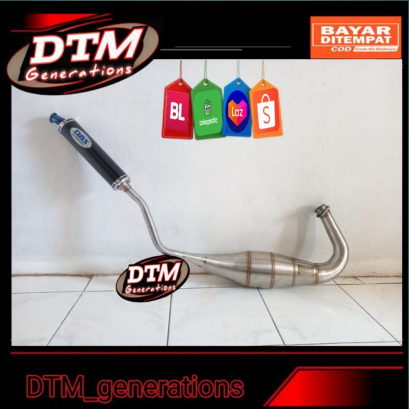 knalpot DBS kawasaki ninja r ss krr  dan rr stainlist  type  cobra