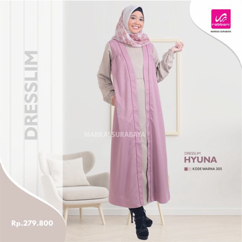 DRESSLIM GAMIS HYUNA RABBANI ORIGINAL
