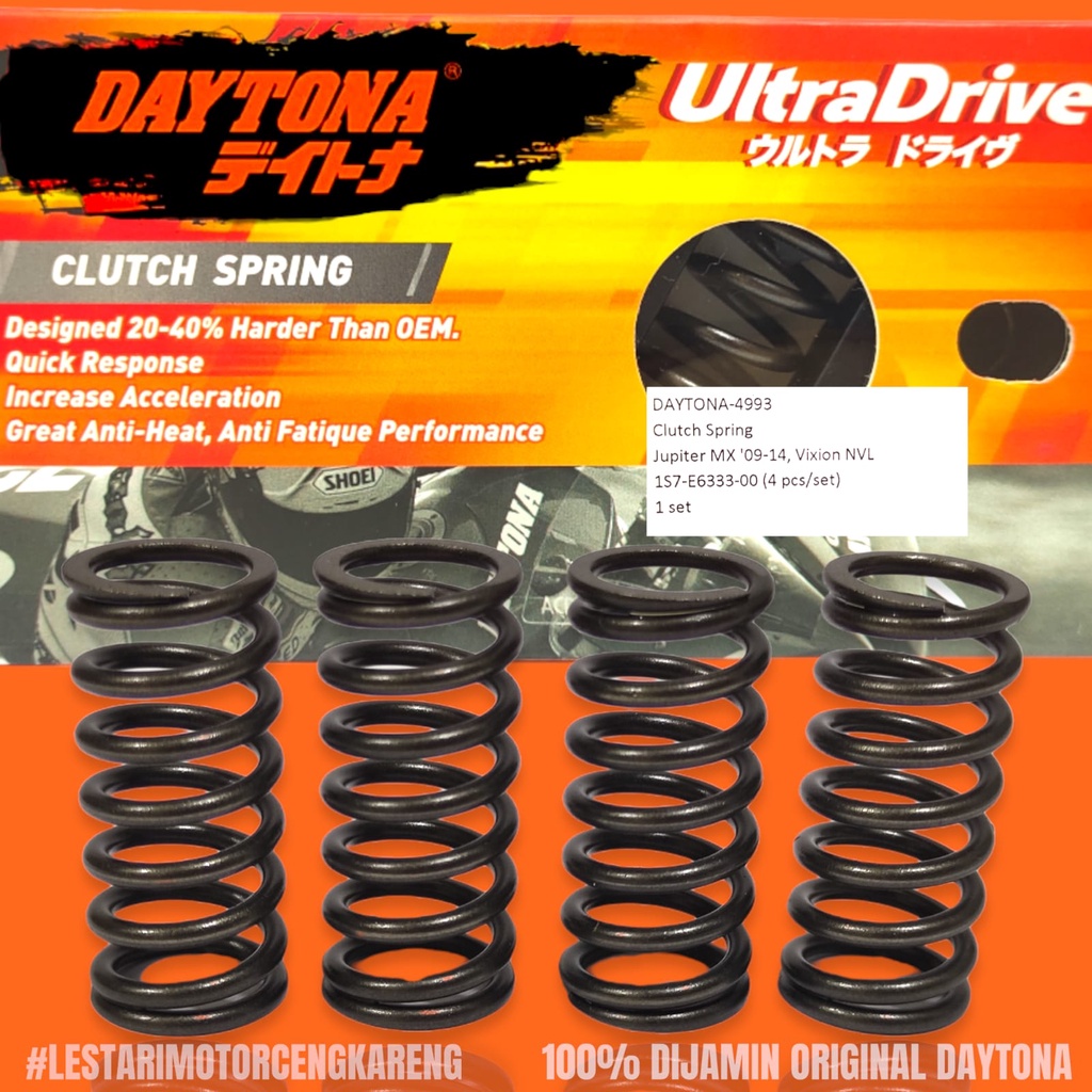 PER KOPLING RACING DAYTONA JUPITER MX 2009-2014 VIXION NVL 4993 SET