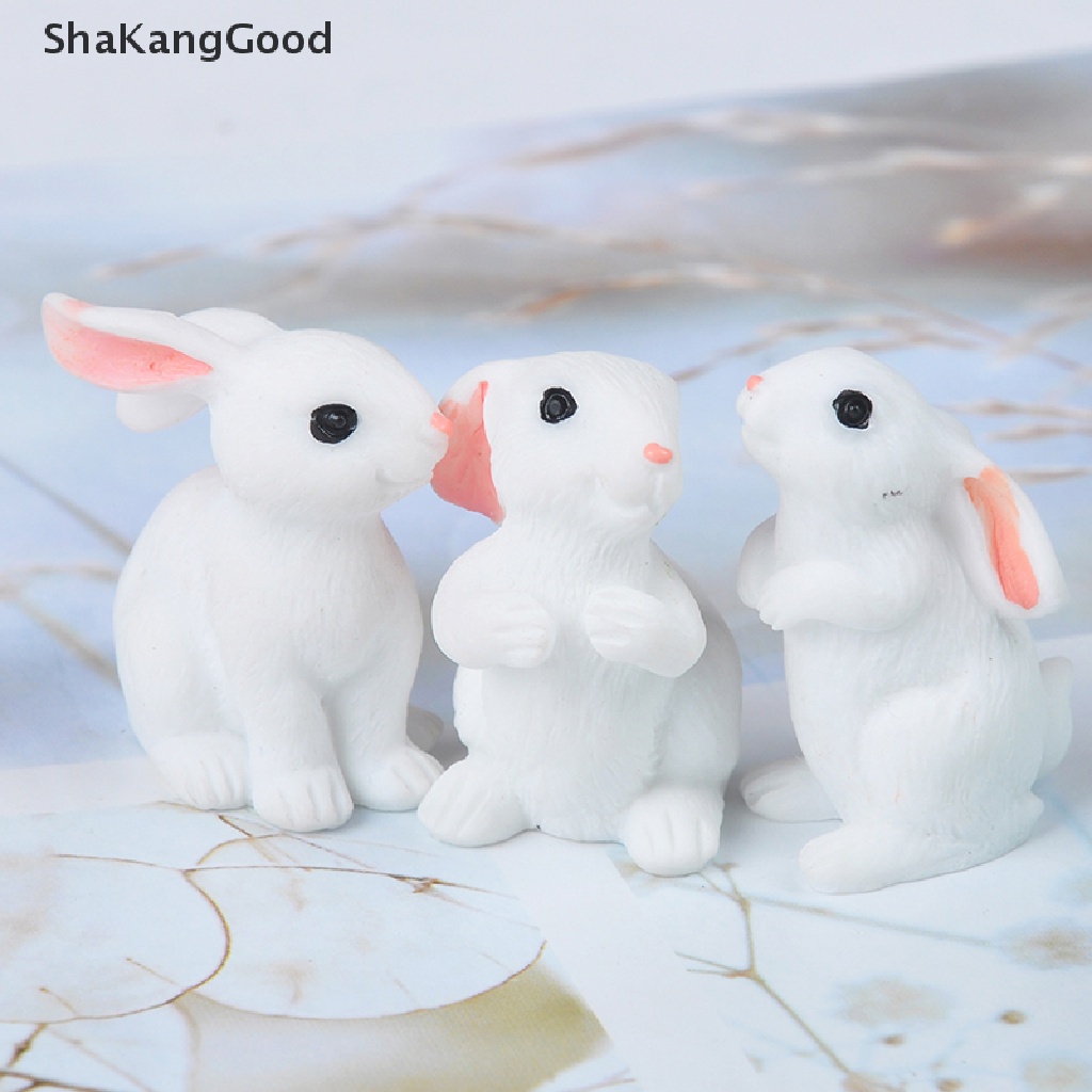 1pc Ornamen Miniatur Kelinci mini Untuk Dekorasi Taman