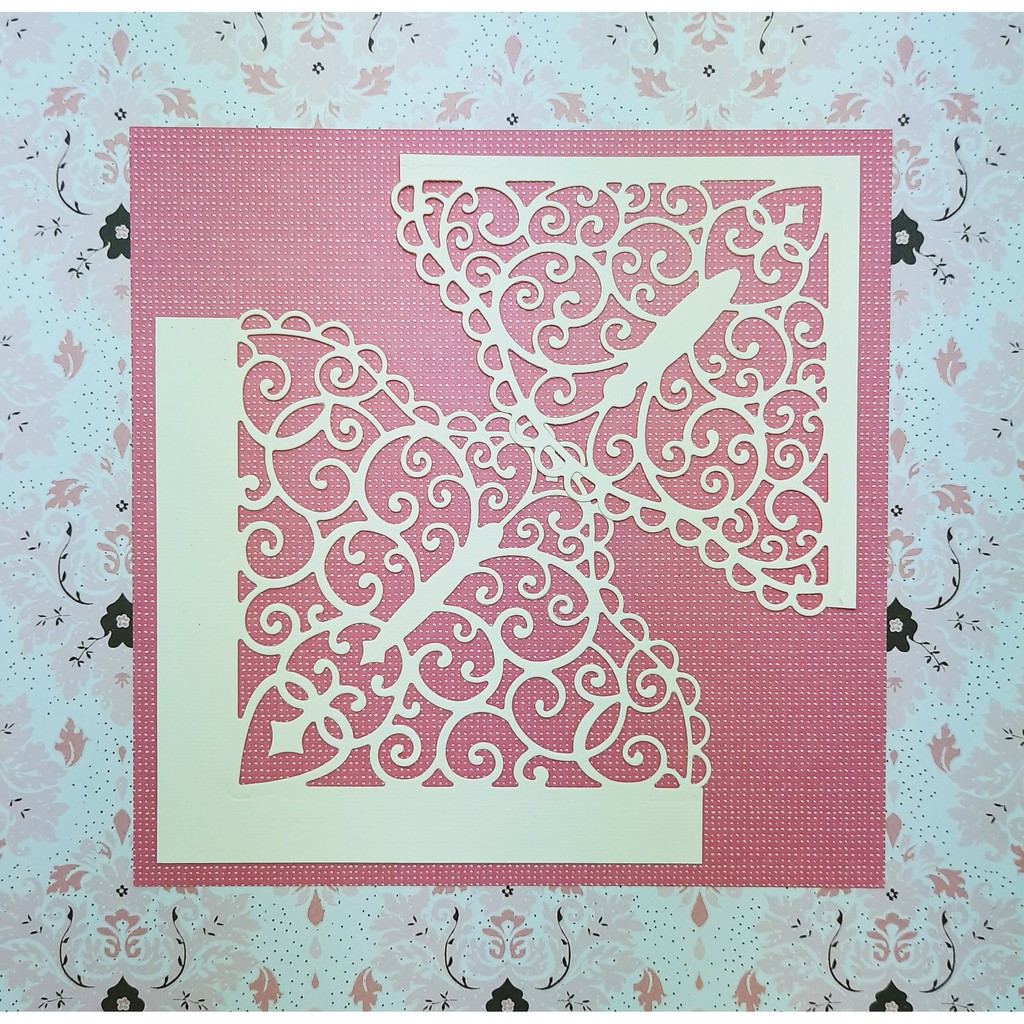

DECORATIVE BUTTERFLY CORNER - KERTAS DIE CUT CUTTING DIES SCRAPBOOK AMPLOP FANCY
