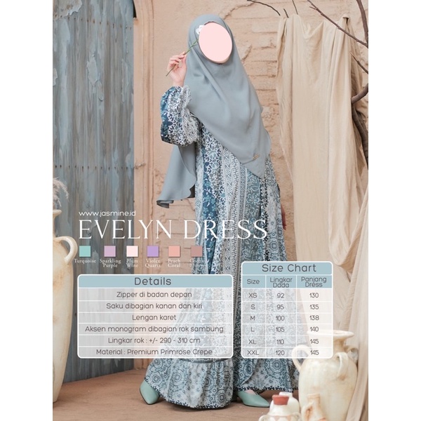 EVELYN DRESS BY JASMINE