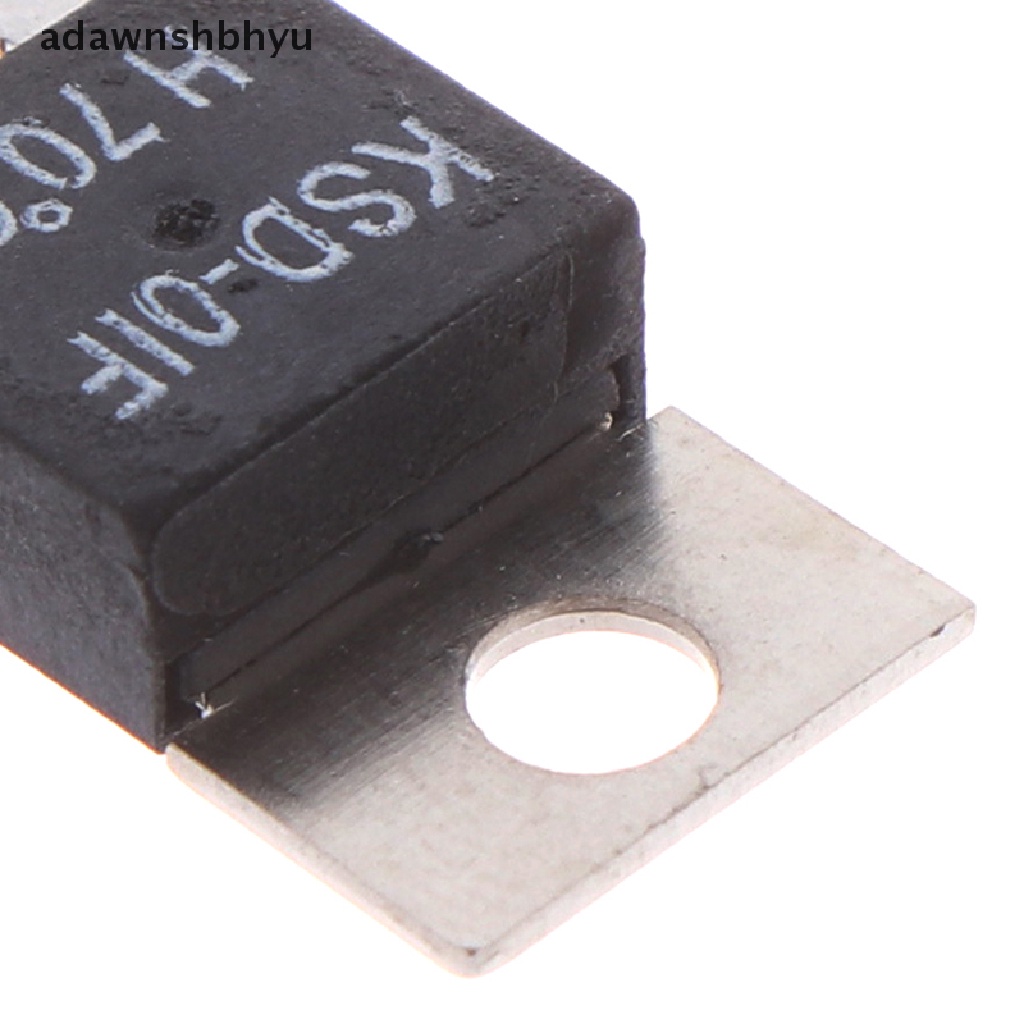 Adawnshbhyu 2Pcs Termostat Sensor Suhu Thermal Switch Biasa Terbuka KSD-01F 70degc