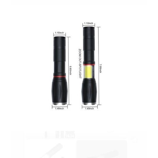 Senter Vanstar LED E17 COB Torch Cree XM-L T6 8000 Lumens