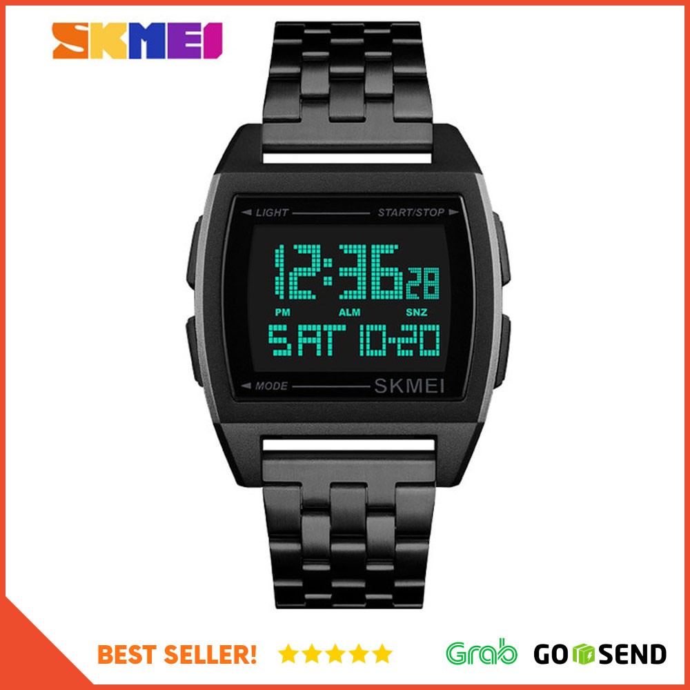 SKMEI Jam Tangan Digital Pria - 1368 - Black