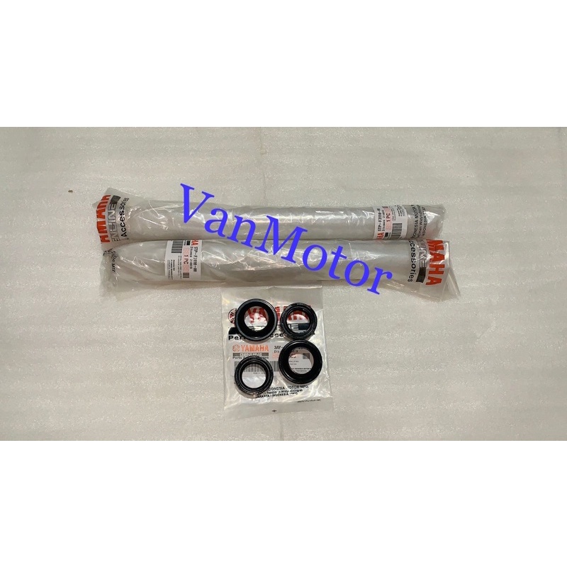 PAKET AS SHOCK SOK DEPAN JUPITER Z LAMA NEW VEGA R YAMAHA 5TP SET SEAL SHOCK  1set 2pc as shock 2pc seal shock 2pc seal abu