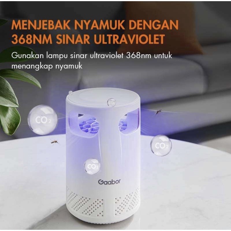 GAABOR MOSQUITO KILLER ALAT  PENGUSIR NYAMUK SINAR UV GMWD-M01A