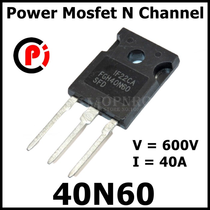 Power Mosfet N Channel 40N60 FQA40N60 FQA 600 Volt 40 Amper